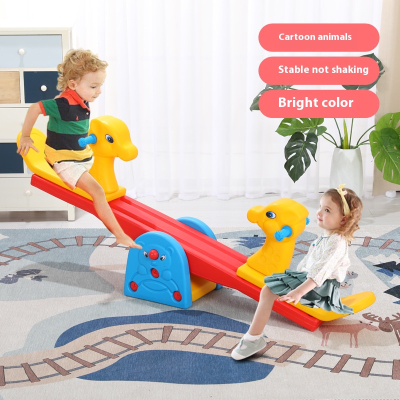 Kids Outdoor Yard Games - Outdoor Countyard Animal Seesaw Board Toys
