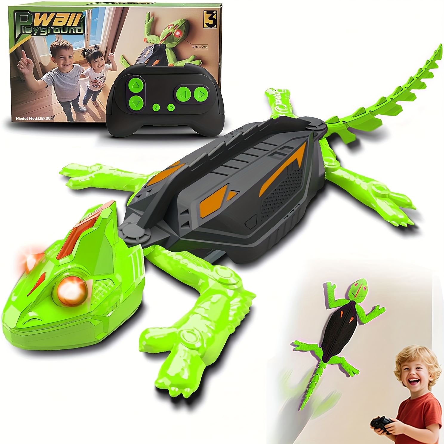 Kids Unique Outdoor Toys - Smart Wall Climbing Lizard Toys Remote