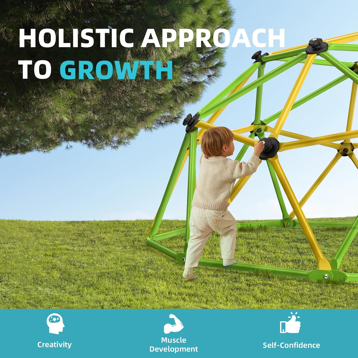 Climbing Dome, 10FT Jungle Gym - Kids Outdoor Jungle Gym recensione e prezzo