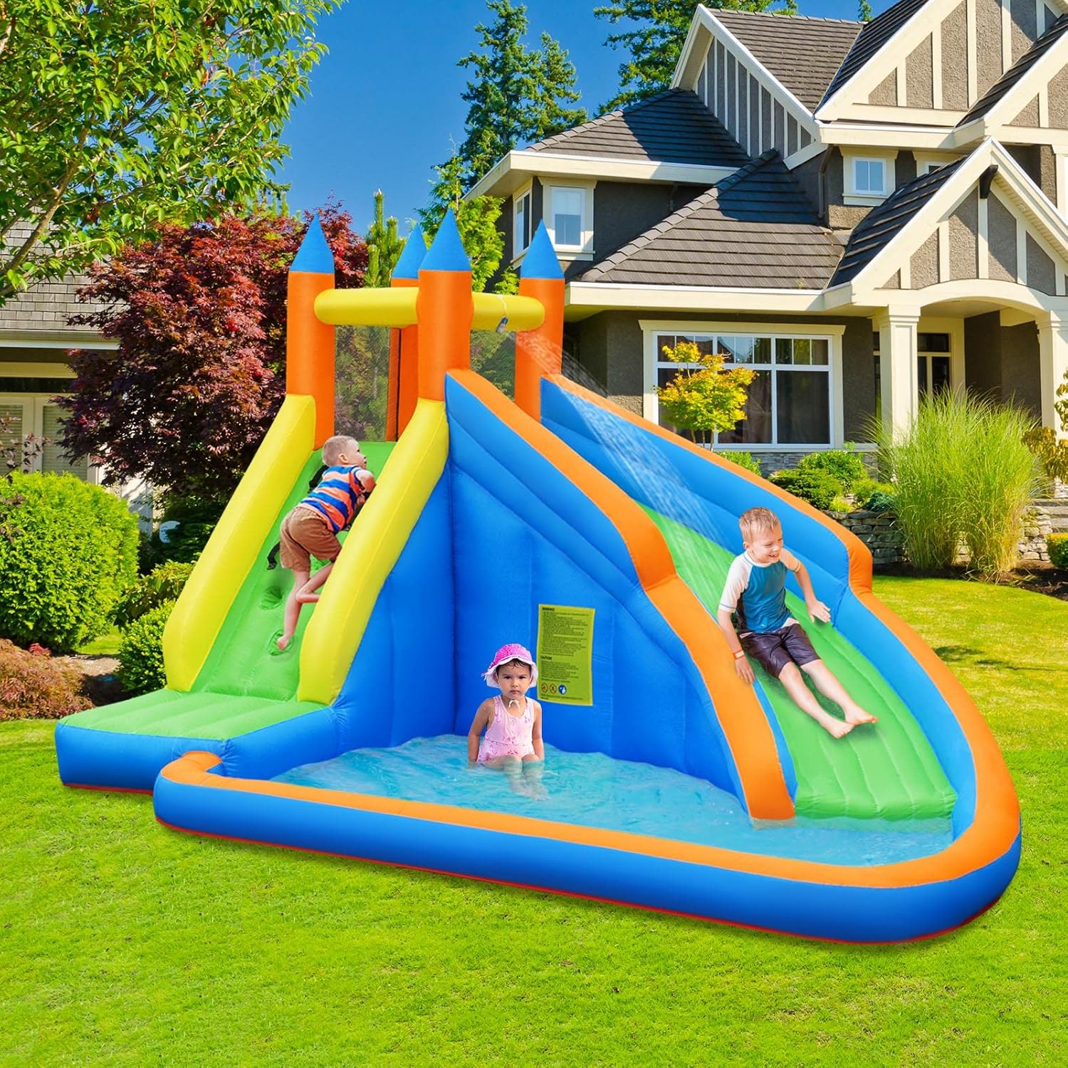 Giant Inflatable Water Park Bo - Kids Outdoor Water Park recensione e prezzo