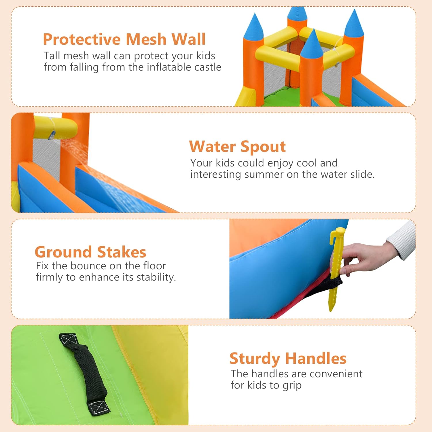 Giant Inflatable Water Park Bo - Kids Outdoor Water Park recensione e prezzo
