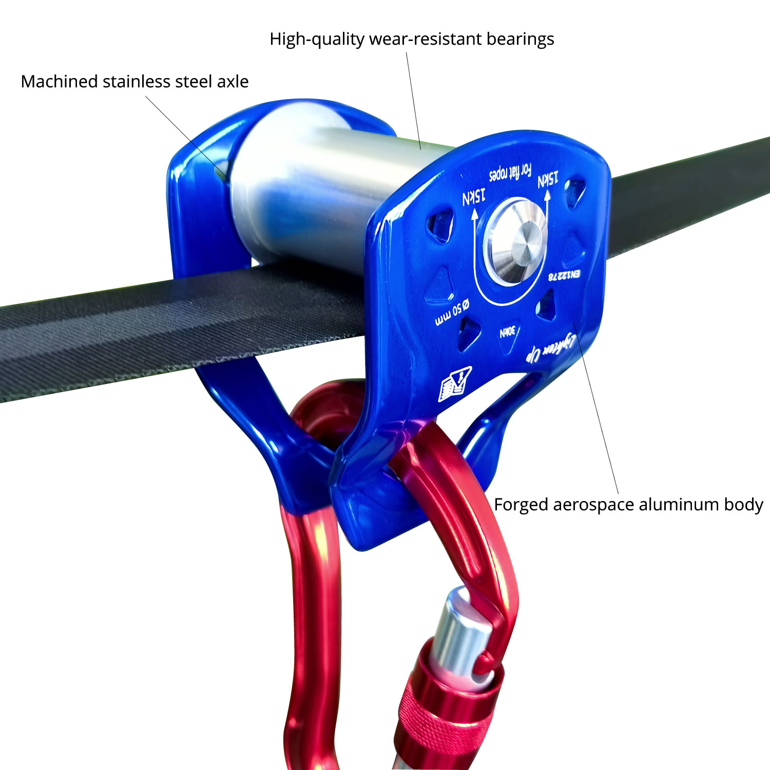 Outdoor 30 KN Zipline Pulley S - Kids Outdoor Zipline recensione e prezzo