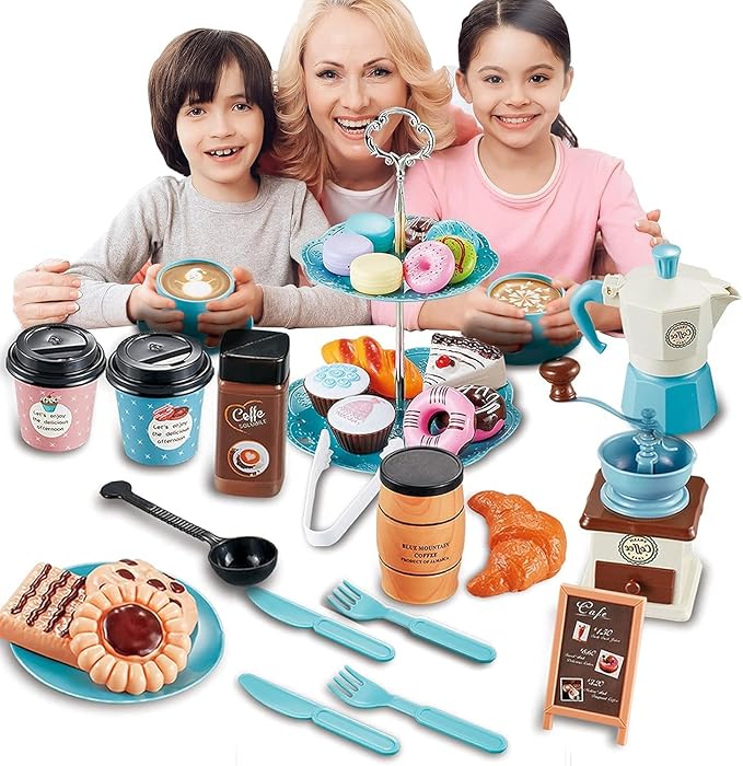 Pretend Play Simulation Coffee - Kids Outdoor Kitchen Diy recensione e prezzo