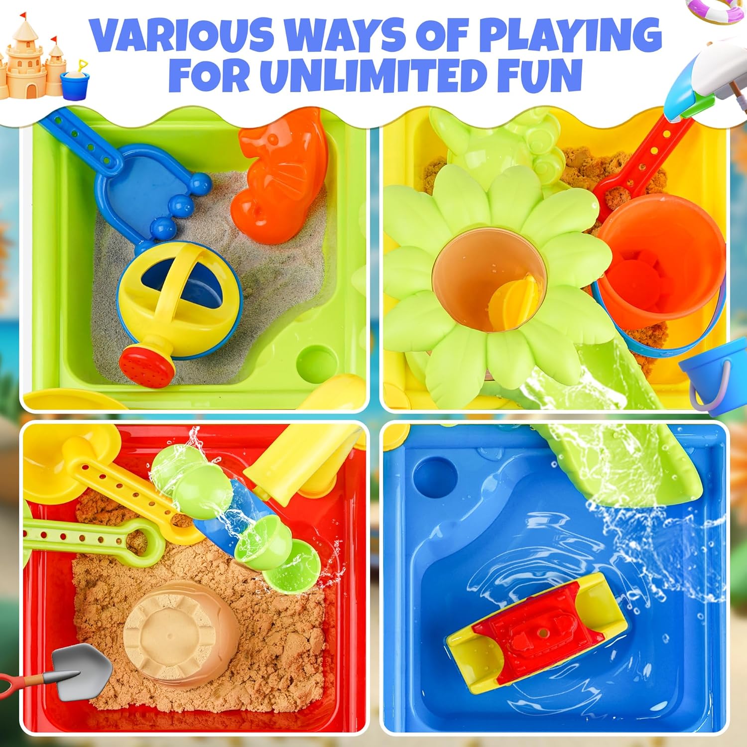 25 Pcs Summer Water Table for  - Kids Outdoor Table recensione e prezzo