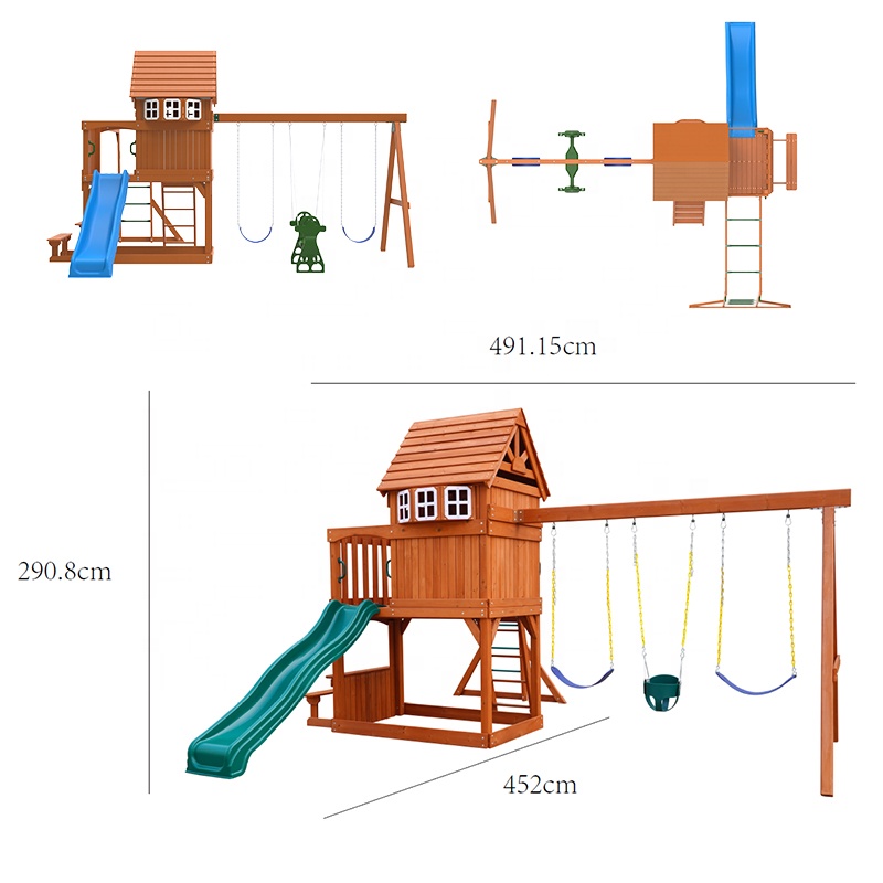 Large Outdoor Amusement Equipm - Kids Outdoor Jungle Gym recensione e prezzo