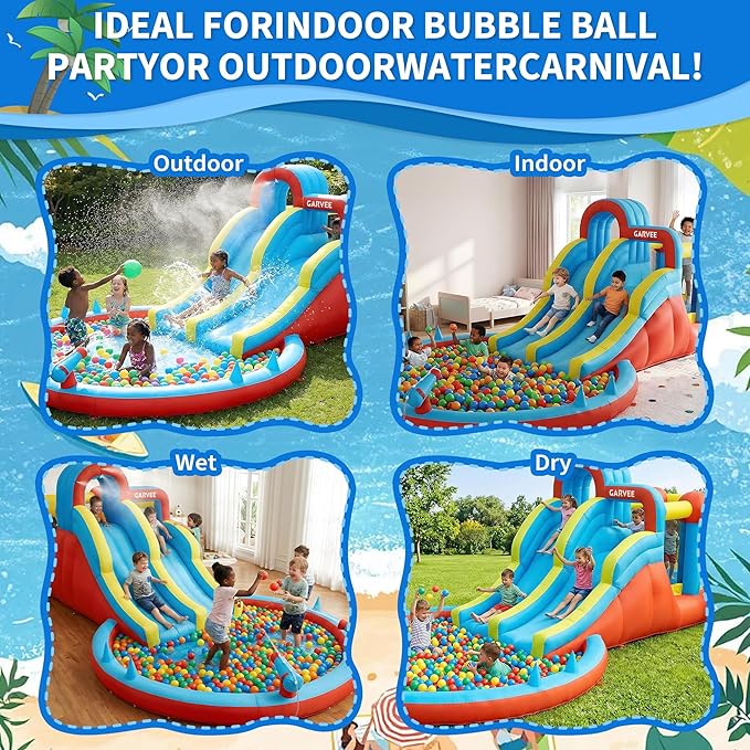 All-Season 8-in-1 Inflatable W - Kids Outdoor Water Park recensione e prezzo