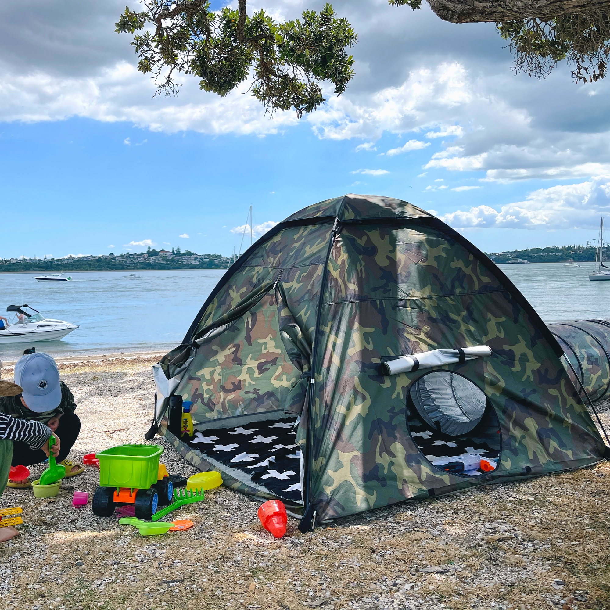 Children Play Tent Camouflage  - Kids Outdoor Play Ideas recensione e prezzo