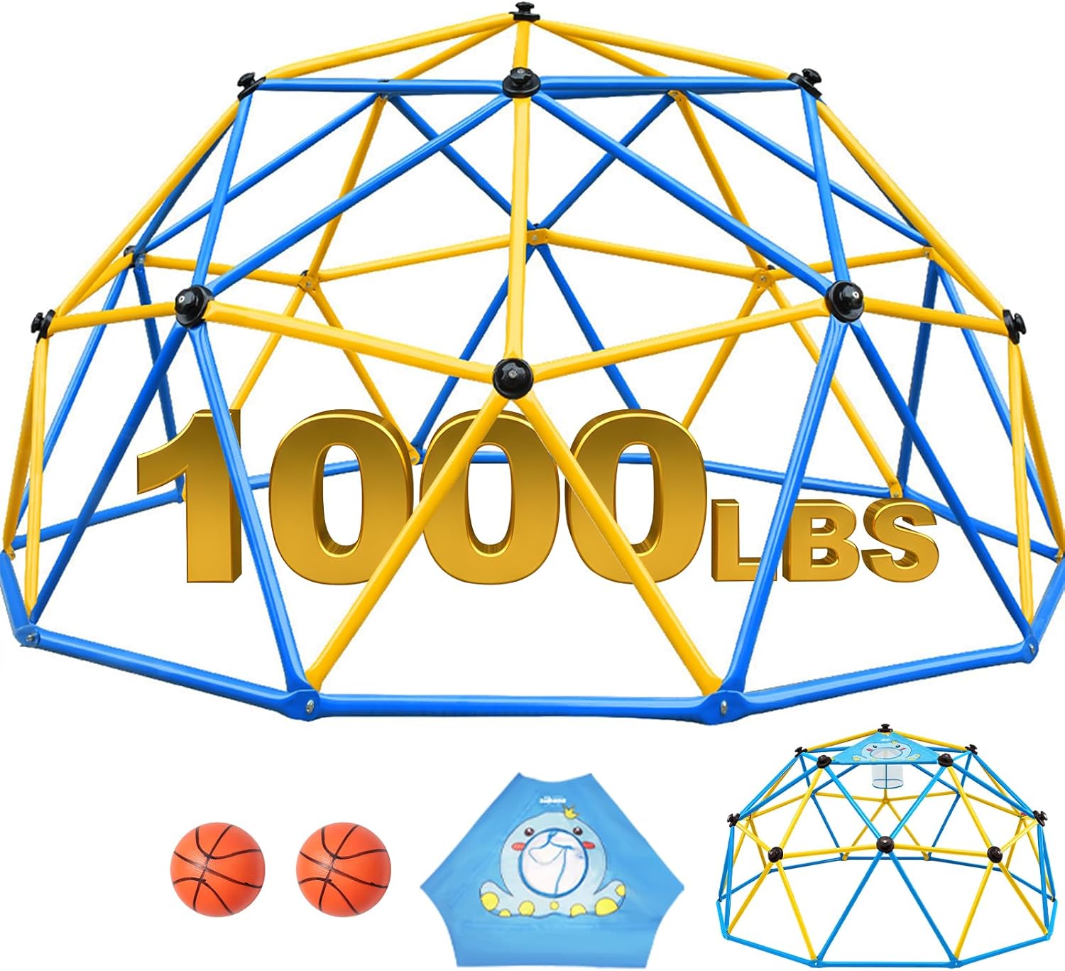 Zupapa 10FT Climbing Dome, Out - Kids Outdoor Jungle Gym recensione e prezzo