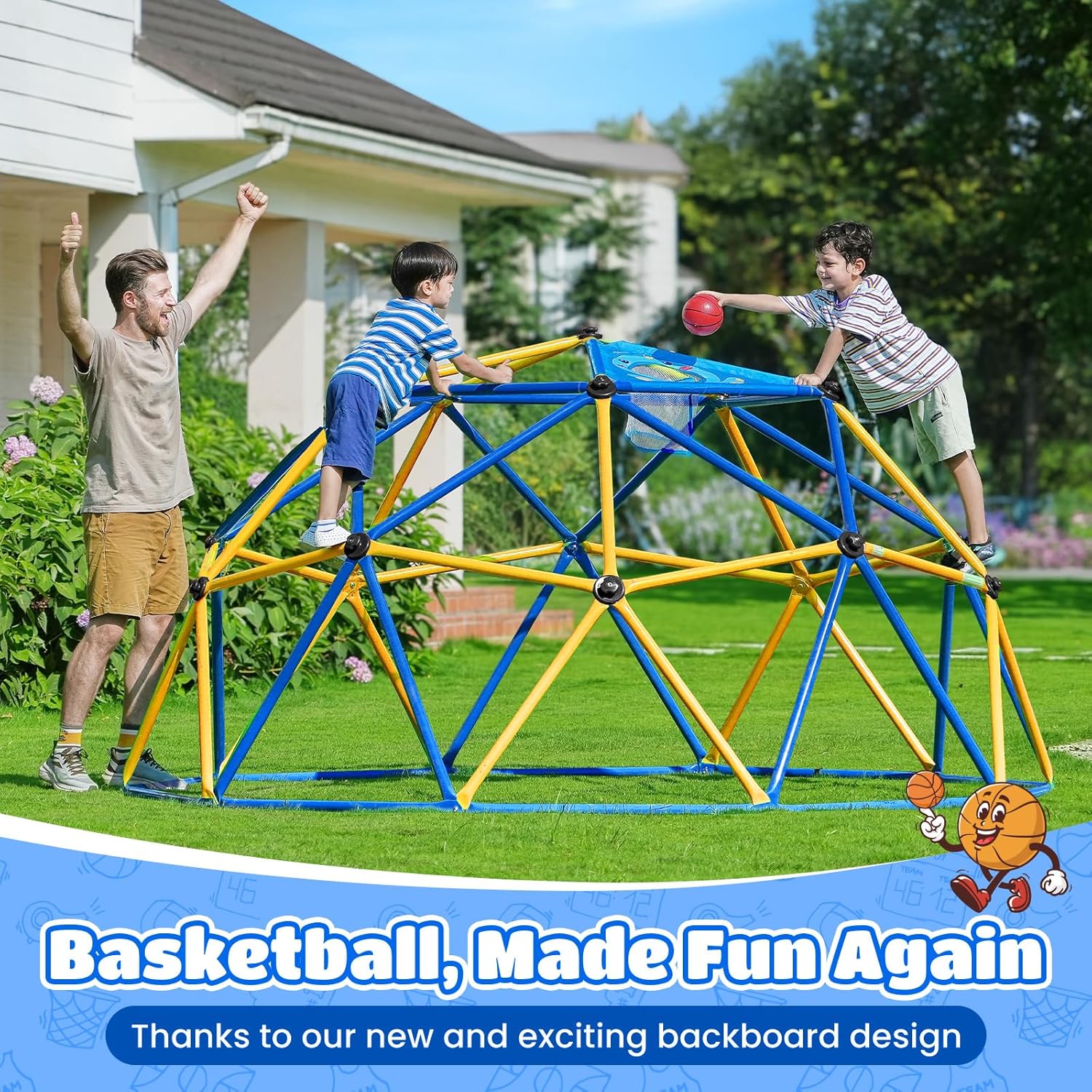 Zupapa 10FT Climbing Dome, Out - Kids Outdoor Jungle Gym recensione e prezzo