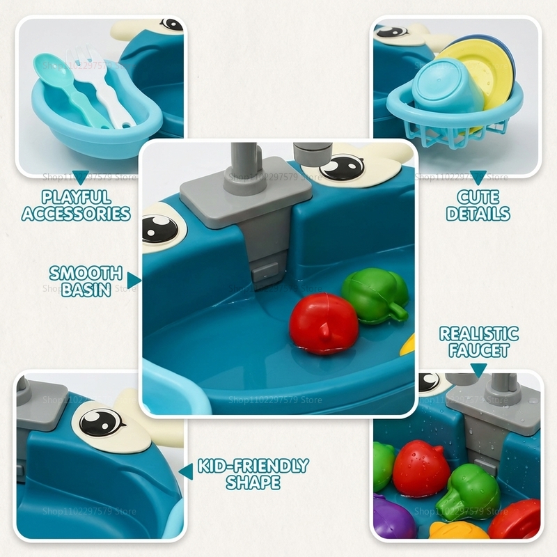 Children Play Kitchen Set with - Kids Outdoor Air Quality recensione e prezzo