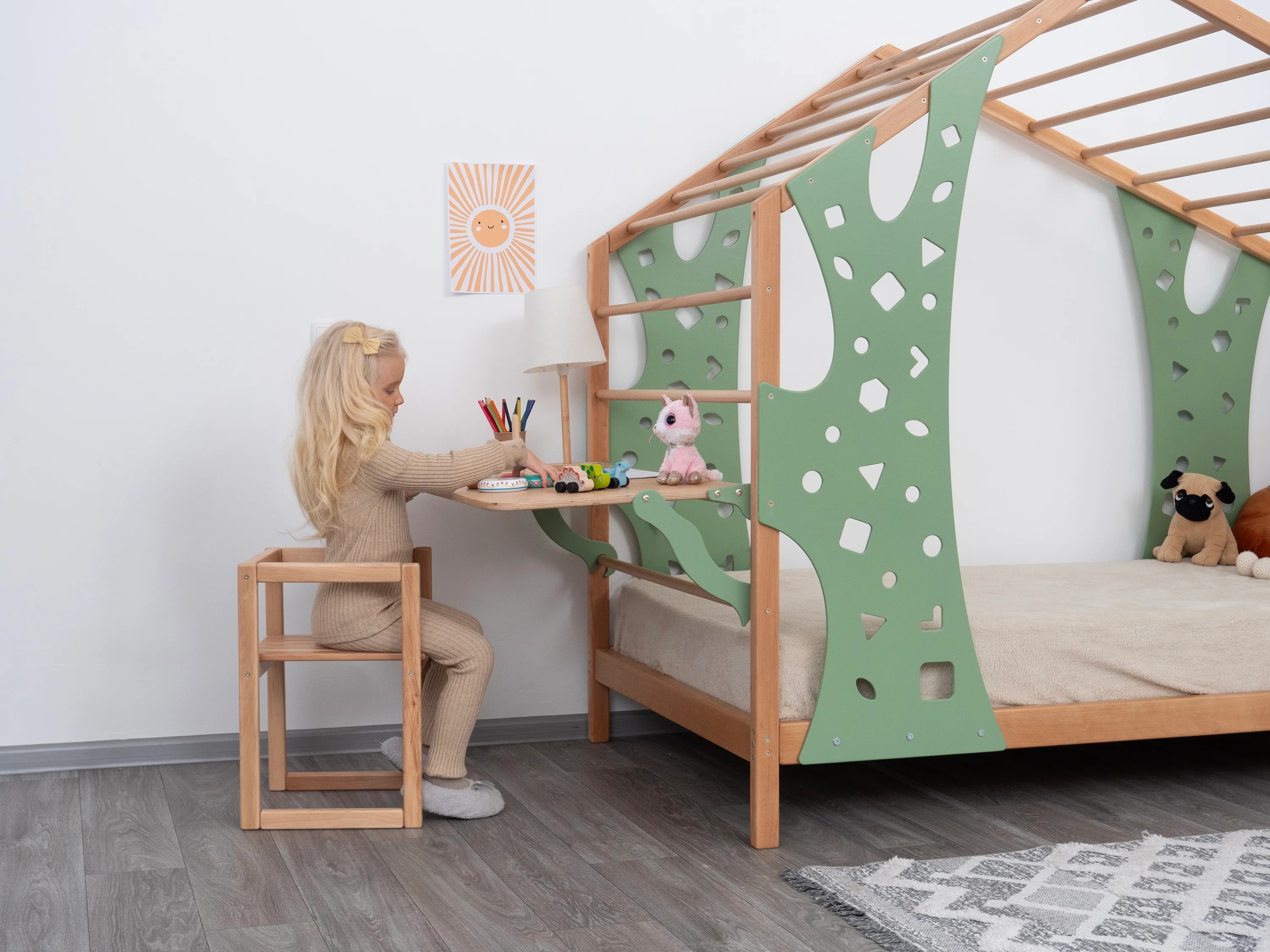 *Montessori Toddler Bed Twin B - Kids Outdoor Jungle Gym recensione e prezzo