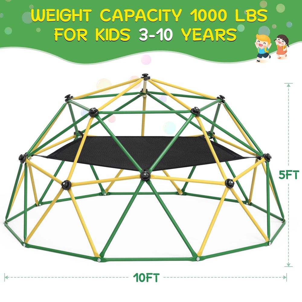 Climbing Dome, 10FT Dome Climb - Kids Outdoor Jungle Gym recensione e prezzo