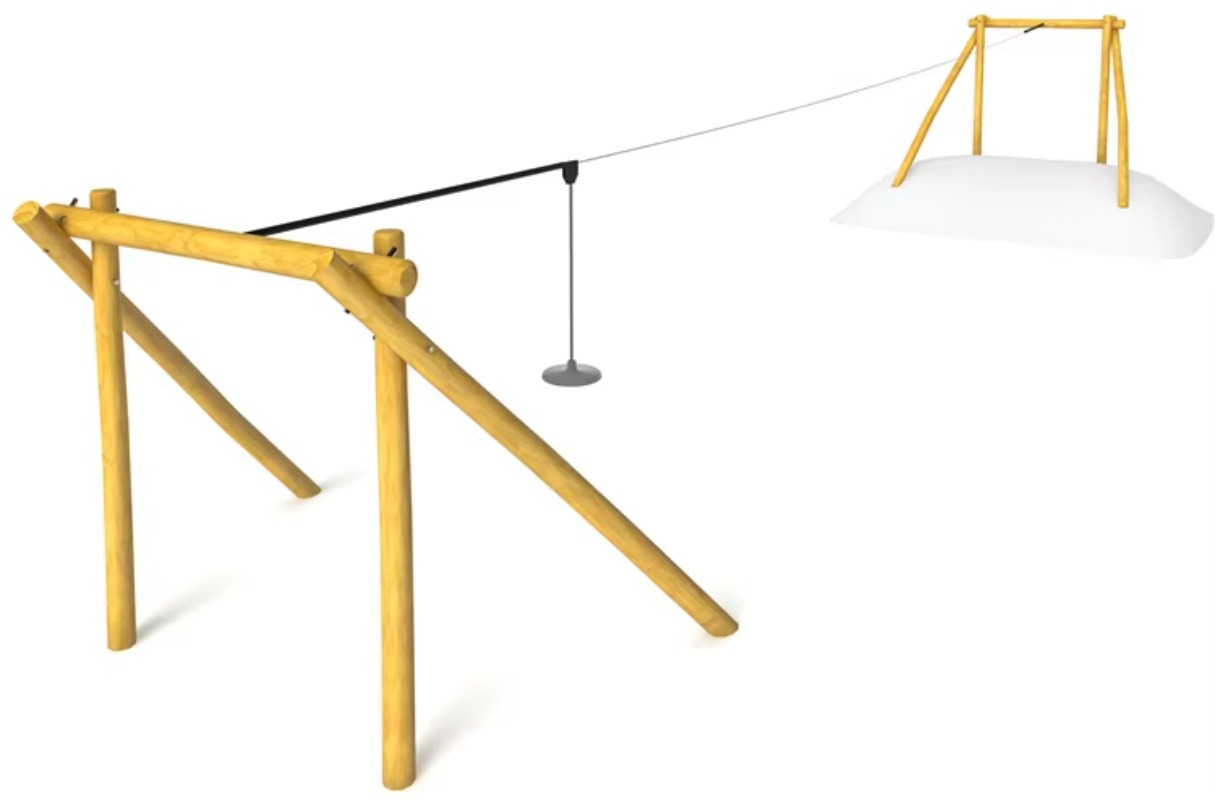 Modern Playset for Kids Cable  - Kids Outdoor Zipline recensione e prezzo