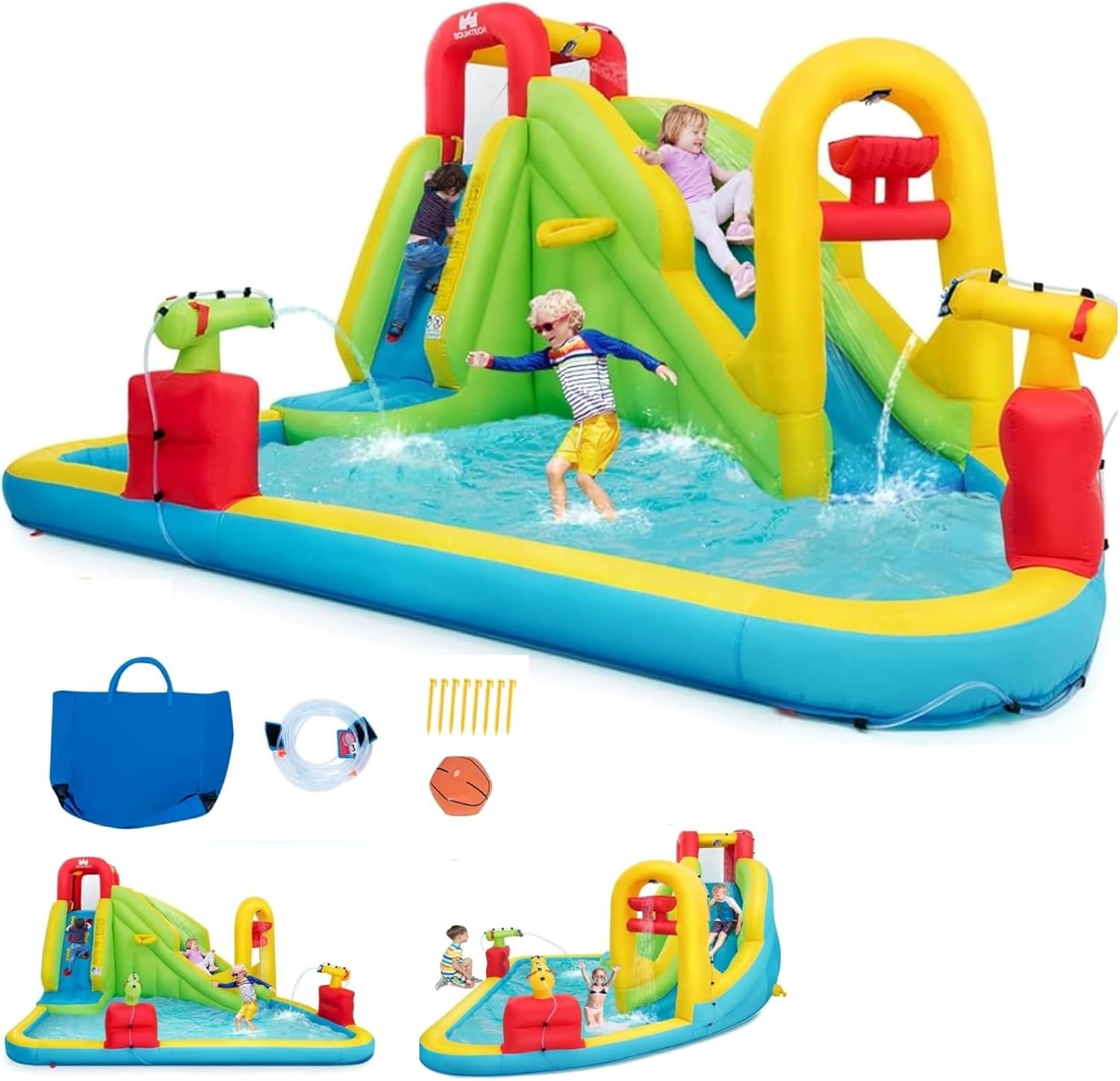Mega Inflatable Water Park Bou - Kids Outdoor Water Park recensione e prezzo