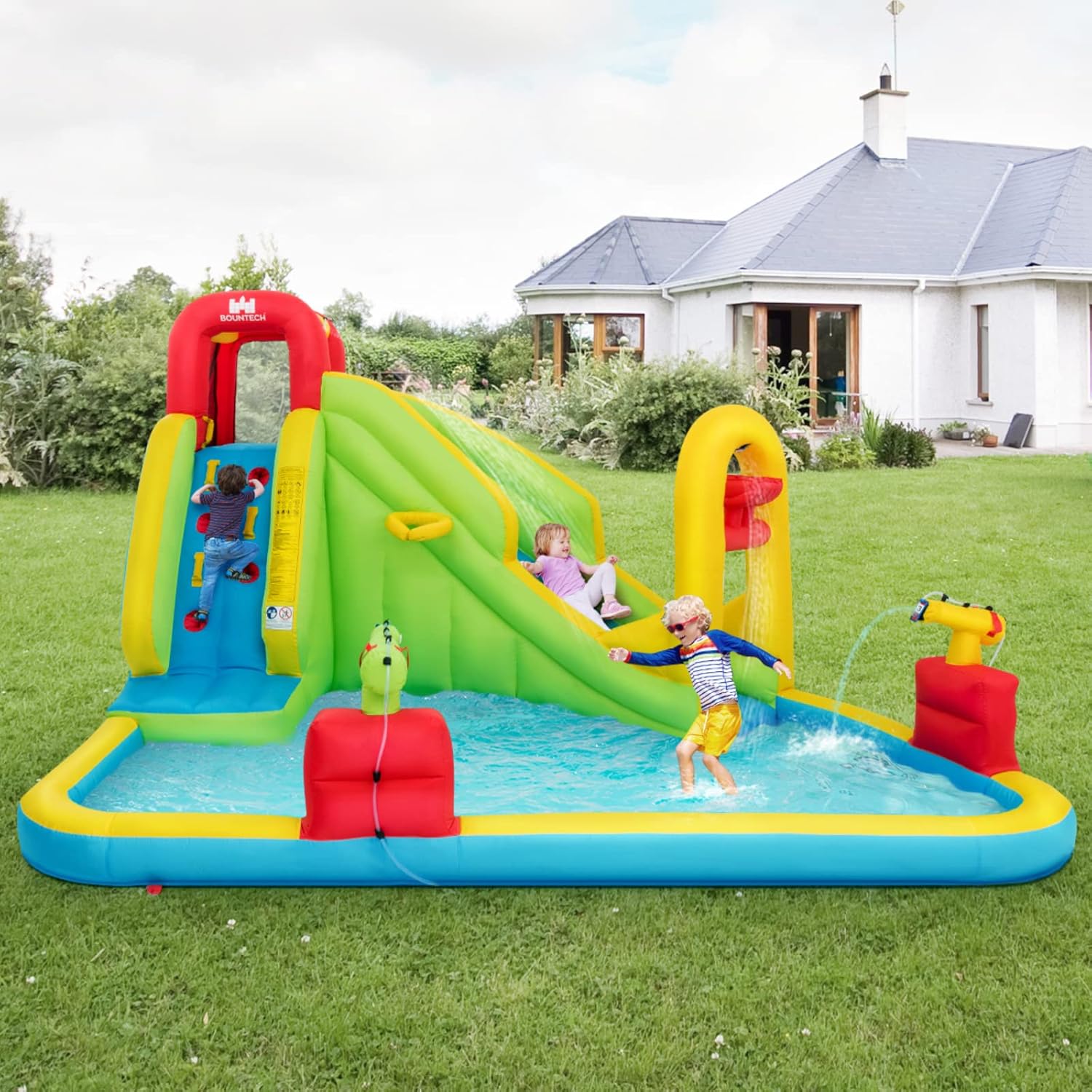Mega Inflatable Water Park Bou - Kids Outdoor Water Park recensione e prezzo