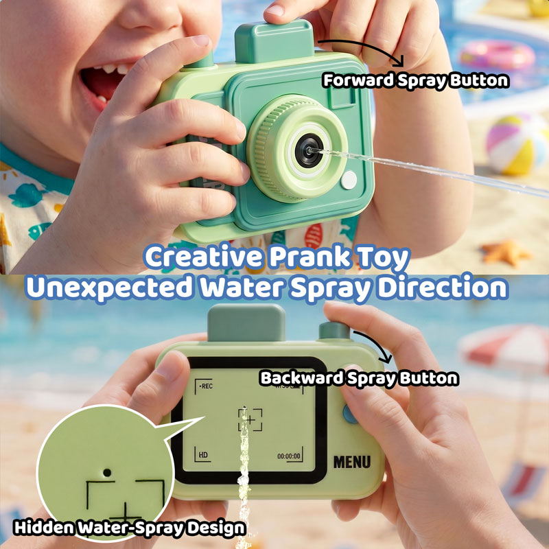 Double-sided Water Gun Camera  - Kids Outdoor Yard Games recensione e prezzo