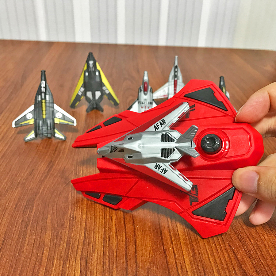 6pcs Fighter Plane Red Launche - Kids Outdoor Yard Games recensione e prezzo