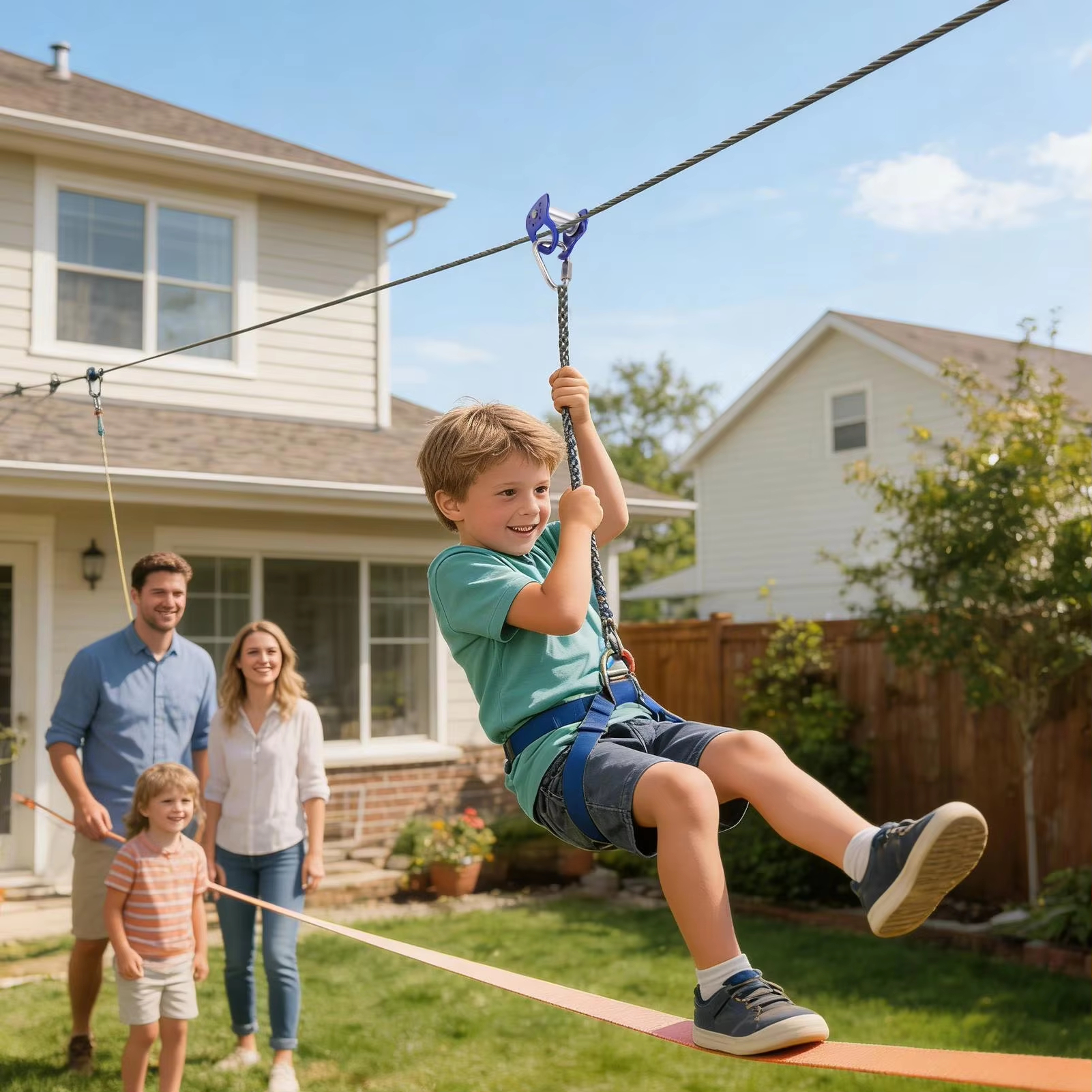 Outdoor 30 KN Zipline Pulley S - Kids Outdoor Zipline recensione e prezzo
