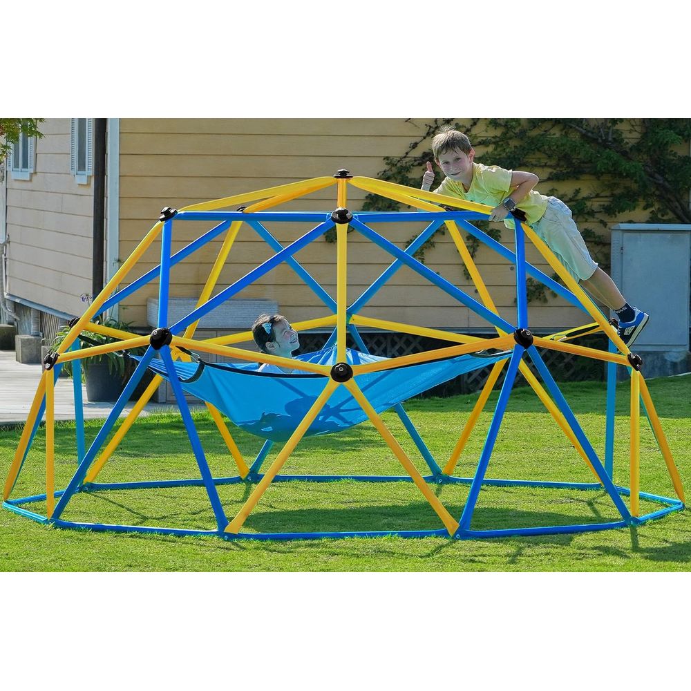 10T Climbing Dome with Hammock - Kids Outdoor Jungle Gym recensione e prezzo