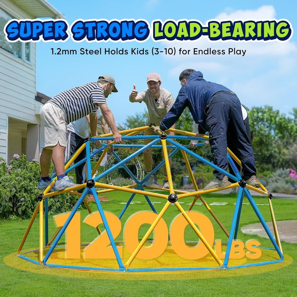 10T Climbing Dome with Hammock - Kids Outdoor Jungle Gym recensione e prezzo