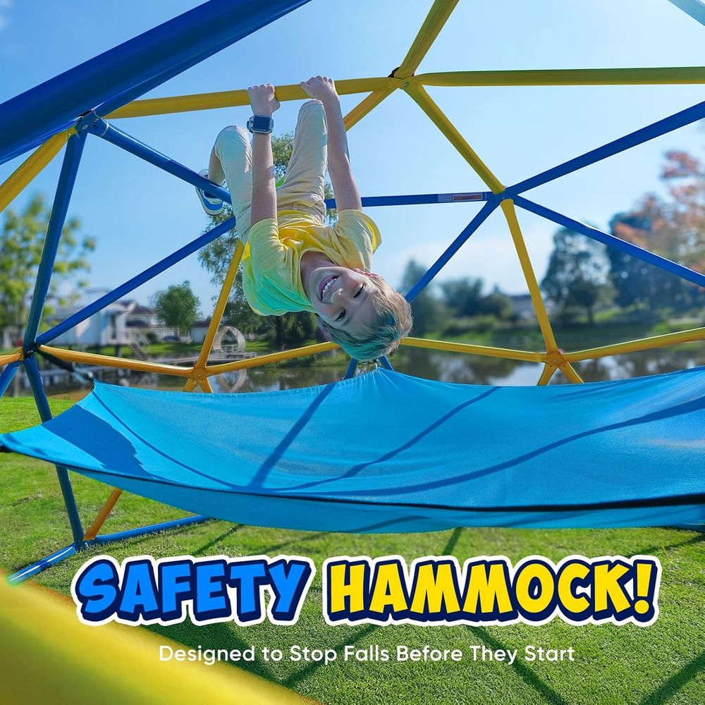 10T Climbing Dome with Hammock - Kids Outdoor Jungle Gym recensione e prezzo