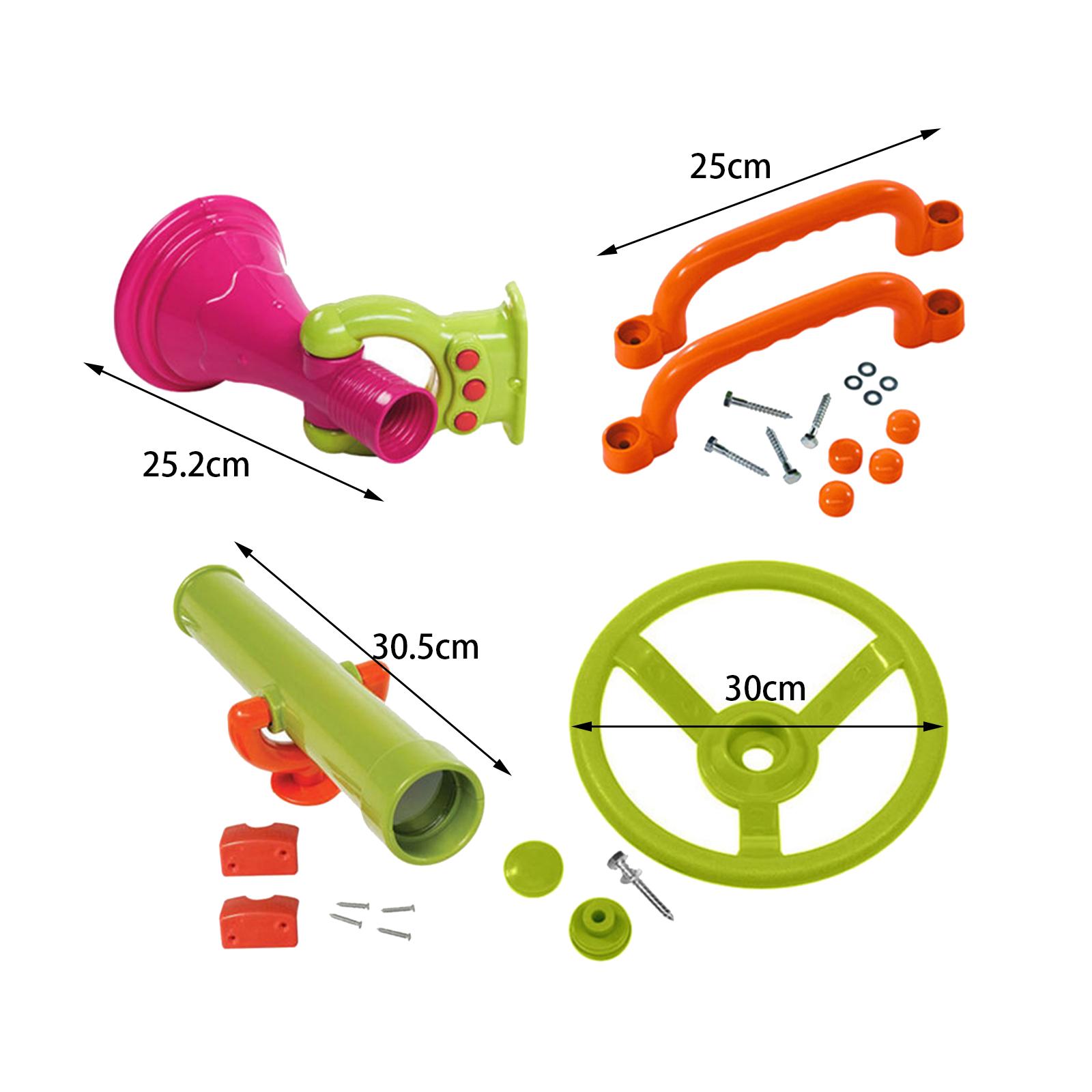 4 Pieces Jungle Gym Kingdom Pl - Kids Outdoor Jungle Gym recensione e prezzo
