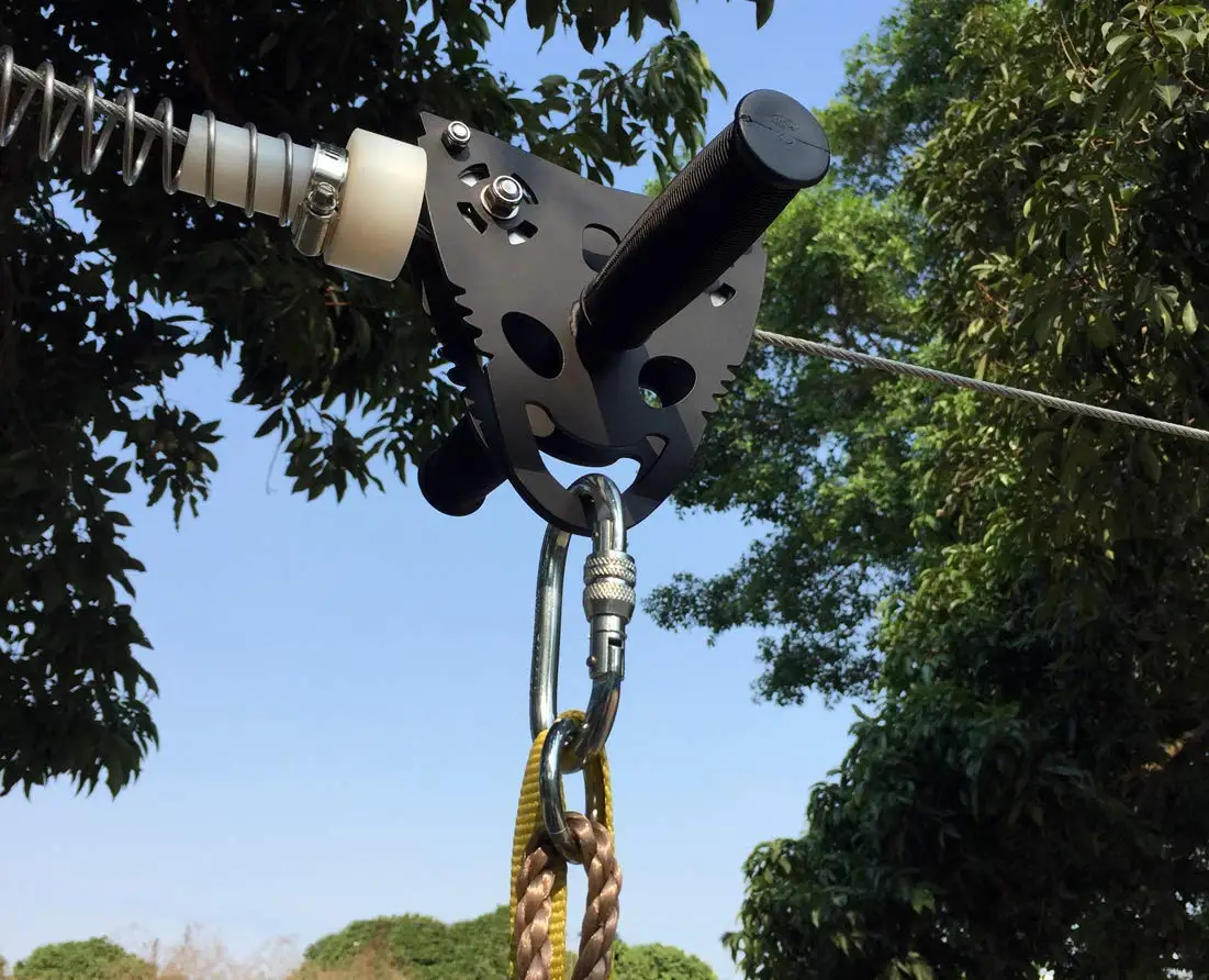 Upgraded 120ft Zip Line Kit fo - Kids Outdoor Zipline recensione e prezzo