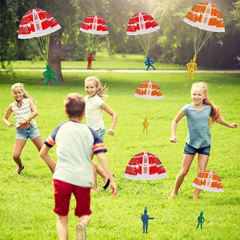 10/100pcs Parachute Toys for K - Kids Unique Outdoor Toys recensione e prezzo