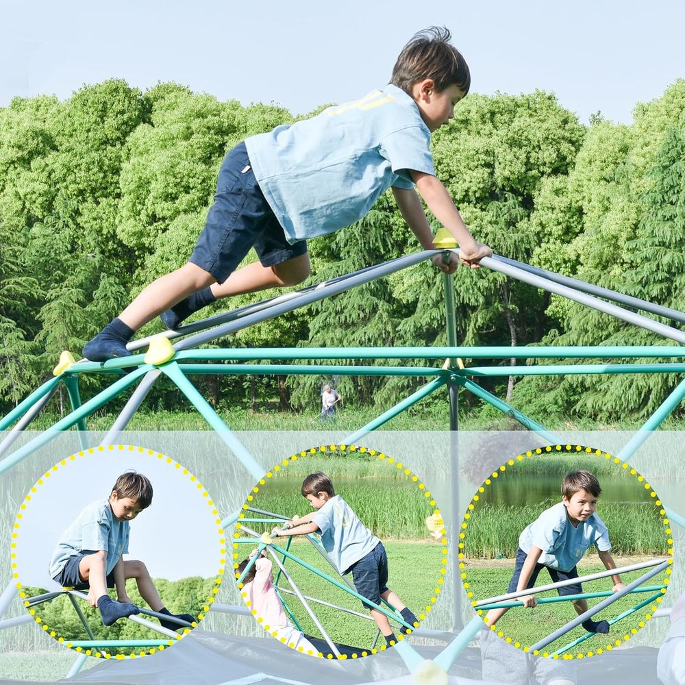 Geometric Dome Climber with Ha - Kids Outdoor Jungle Gym recensione e prezzo