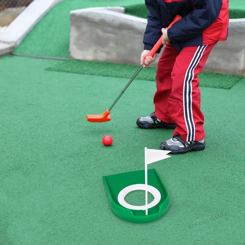 Easy Setup Golf Putting Cup wi - Kids Outdoor Lawn Equipment recensione e prezzo