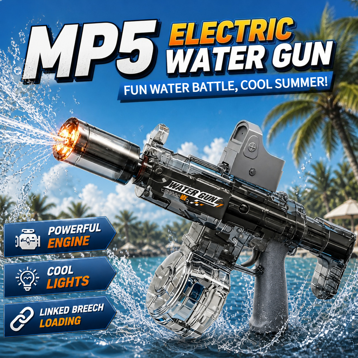 Electric Water Gun Simulation  - Kids Outdoor Yard Games recensione e prezzo