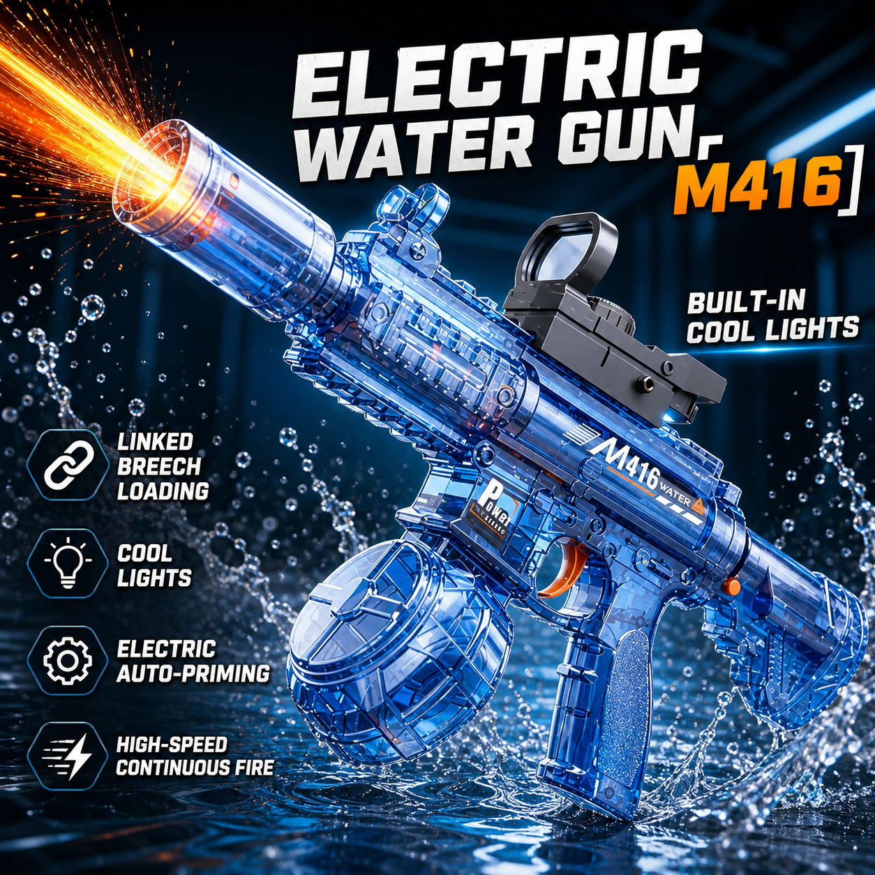 Electric Water Gun Simulation  - Kids Outdoor Yard Games recensione e prezzo