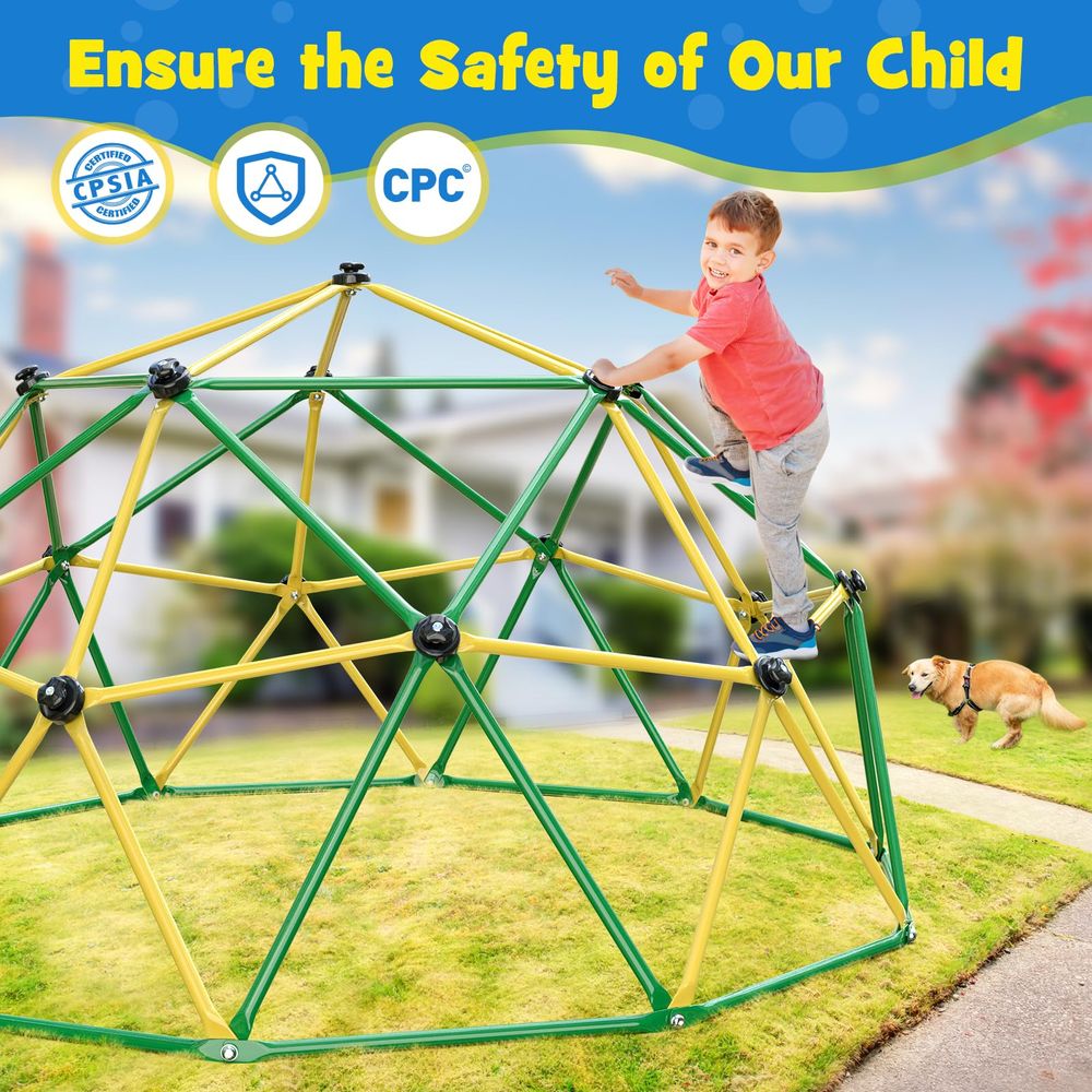 Climbing Dome, 10FT Climber wi - Kids Outdoor Jungle Gym recensione e prezzo